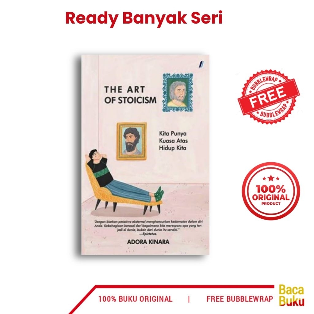 BACA BUKU - Buku The Art Of Stoicism Buku Pengembangan Diri Stoic Stoik