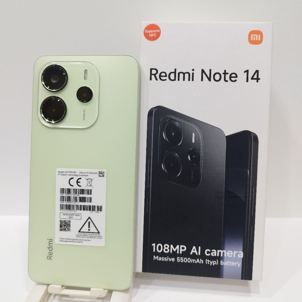 REDMI NOTE 14 4G 8/256GB 8/128GB HANDPHONE SECOND FULLSET BATANGAN ORIGINAL BERGARANSI