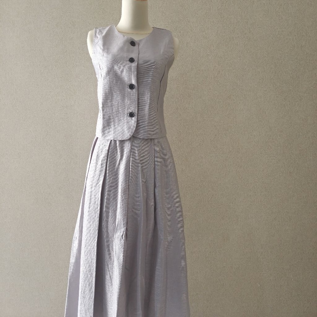 Setelan Grey Vshop bkk