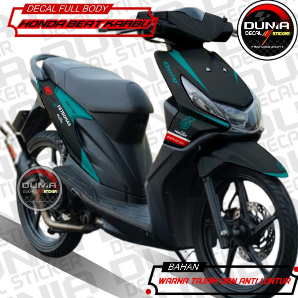 Decal Stiker Beat Karbu Stiker full body Honda Beat Karbu 2008 - 2012 sticker motor Beat Karbu Petro