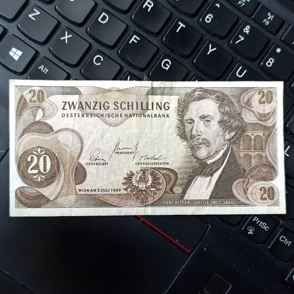 Uang Kuno Austria Uang Austria 20 schilling 1967