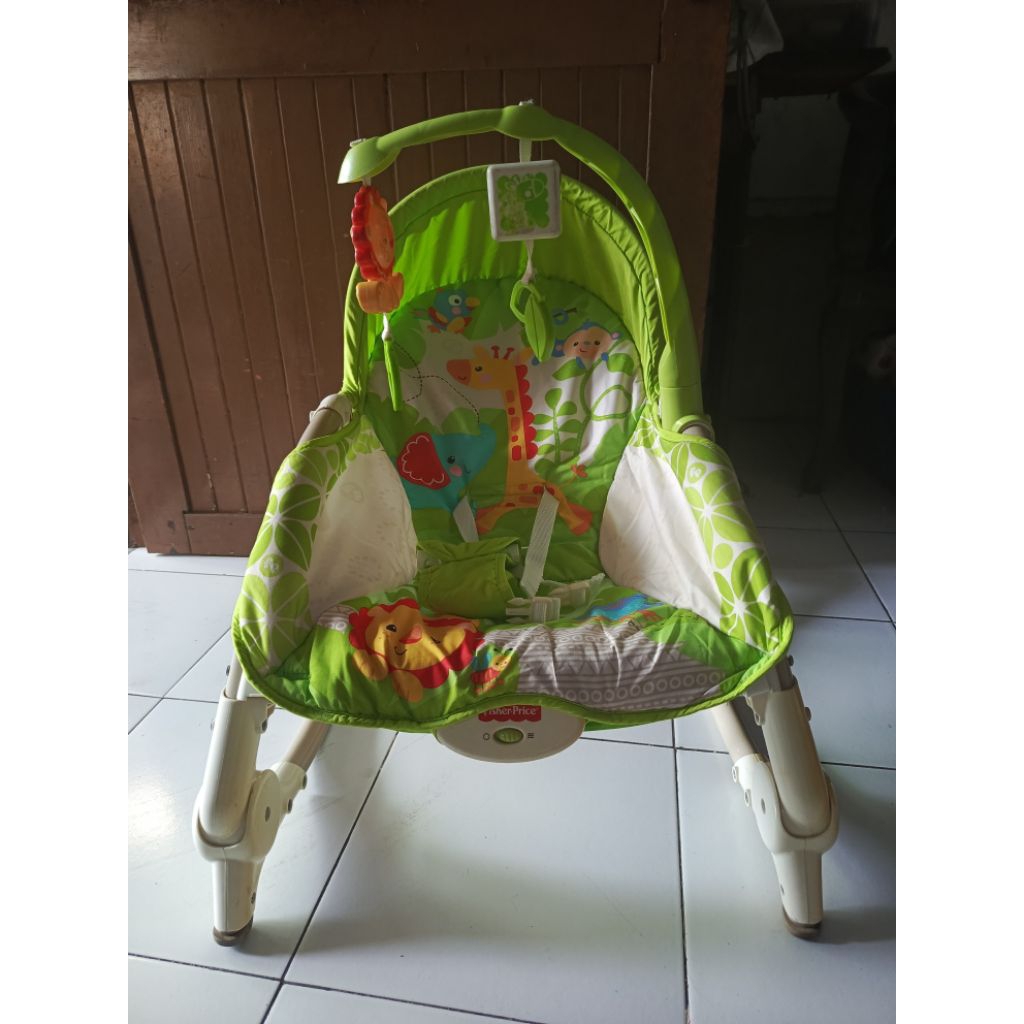 bouncer fisher price ayun ayunan kursi goyang bayi