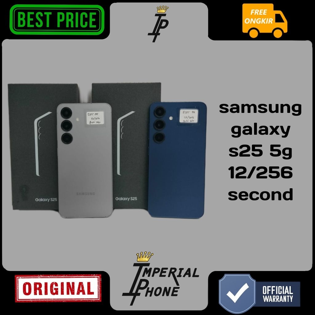samsung galaxy s25 5g 12/256 second