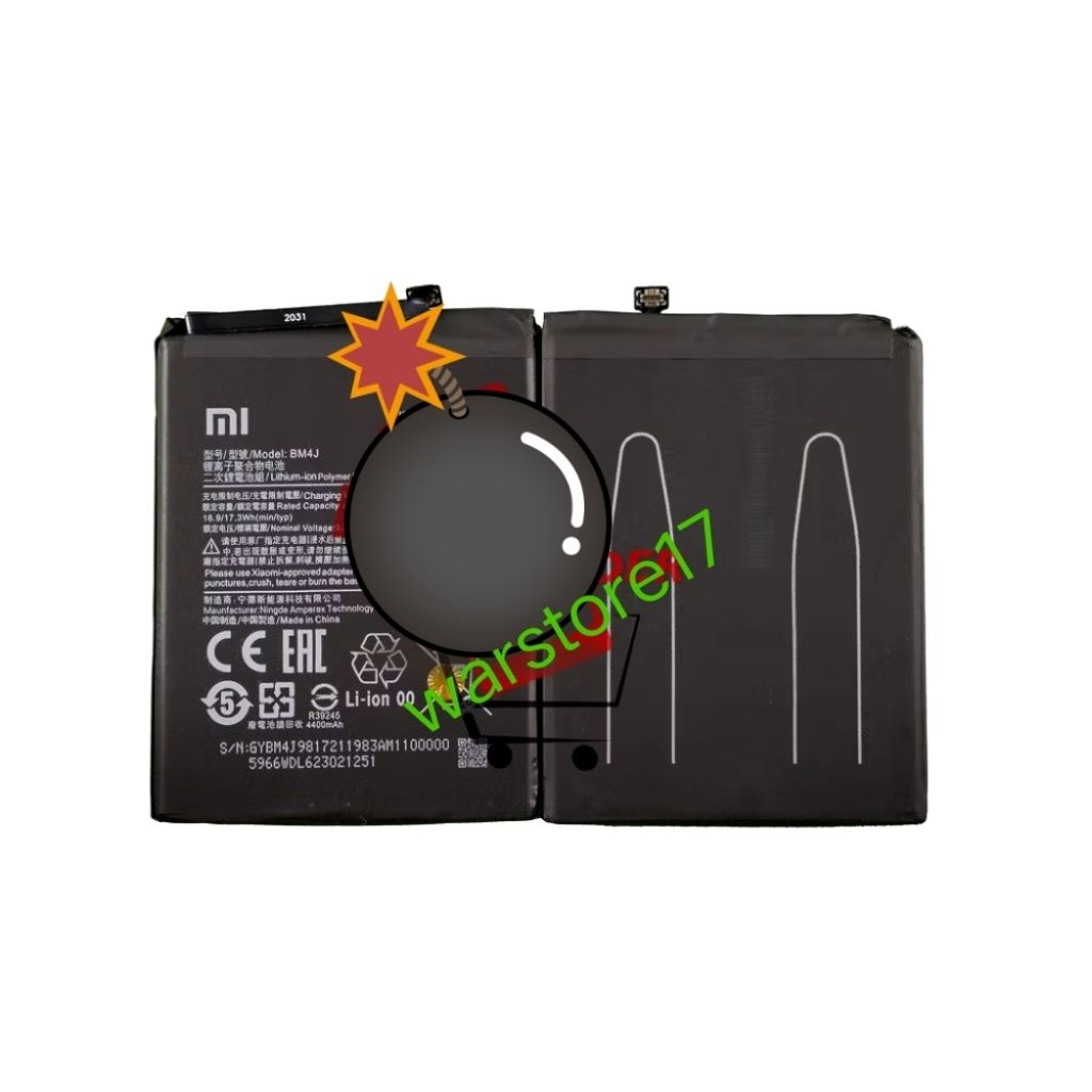 BATERAI BATRE XIAOMI REDMI NOTE 8 PRO ORI