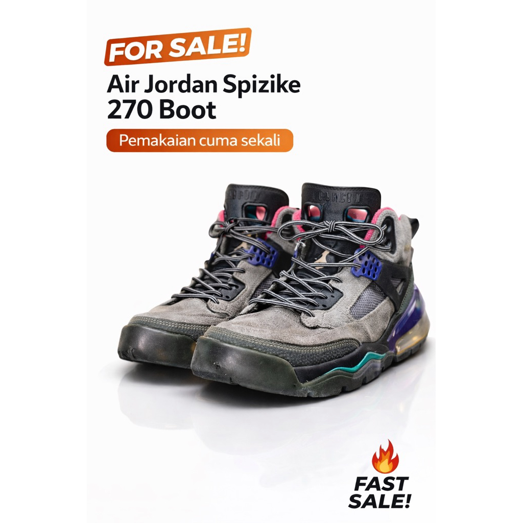 Sepatu Basket Air Jordan Spizike 270 Boot