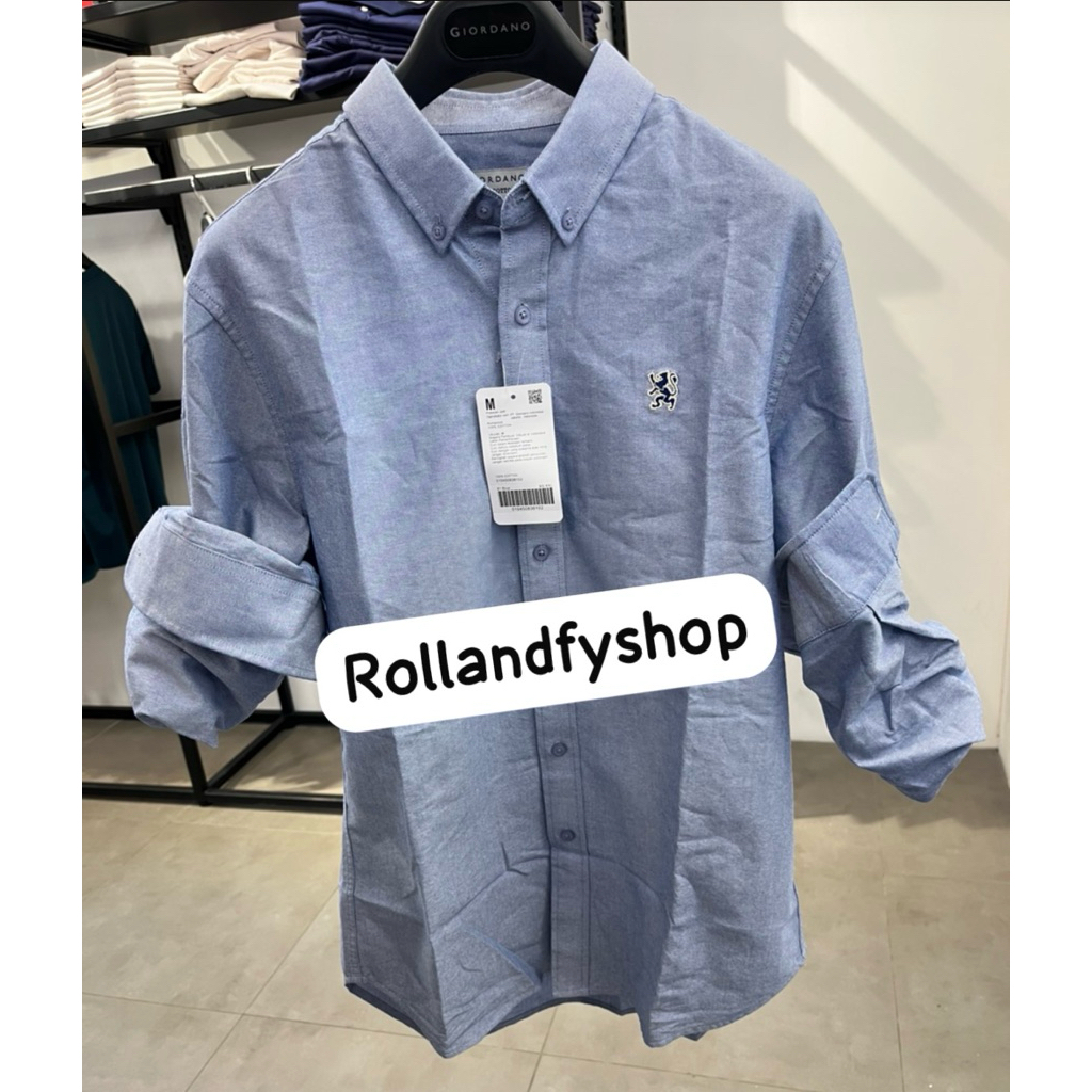 KEMEJA 100% ORI GIORDANO OXFORD PRIA | MENS | PRIA 3D LION SHIRT ORIGINAL STORE | KEMEJA PRIA COWOK 