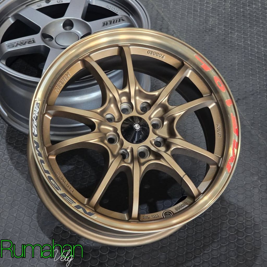 velg mobil r16 mugen mf10 lebar pcd 4x100 - 4x114,3 velg racing r16 avanza Xenia velg mobil ring 16 