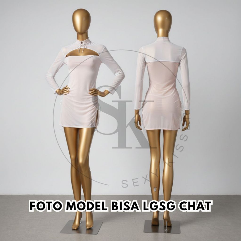 Costume Kostum Cosplay Simple Cheongsam Qipao Chinese Girl Style Lingerie Sexy Babydoll