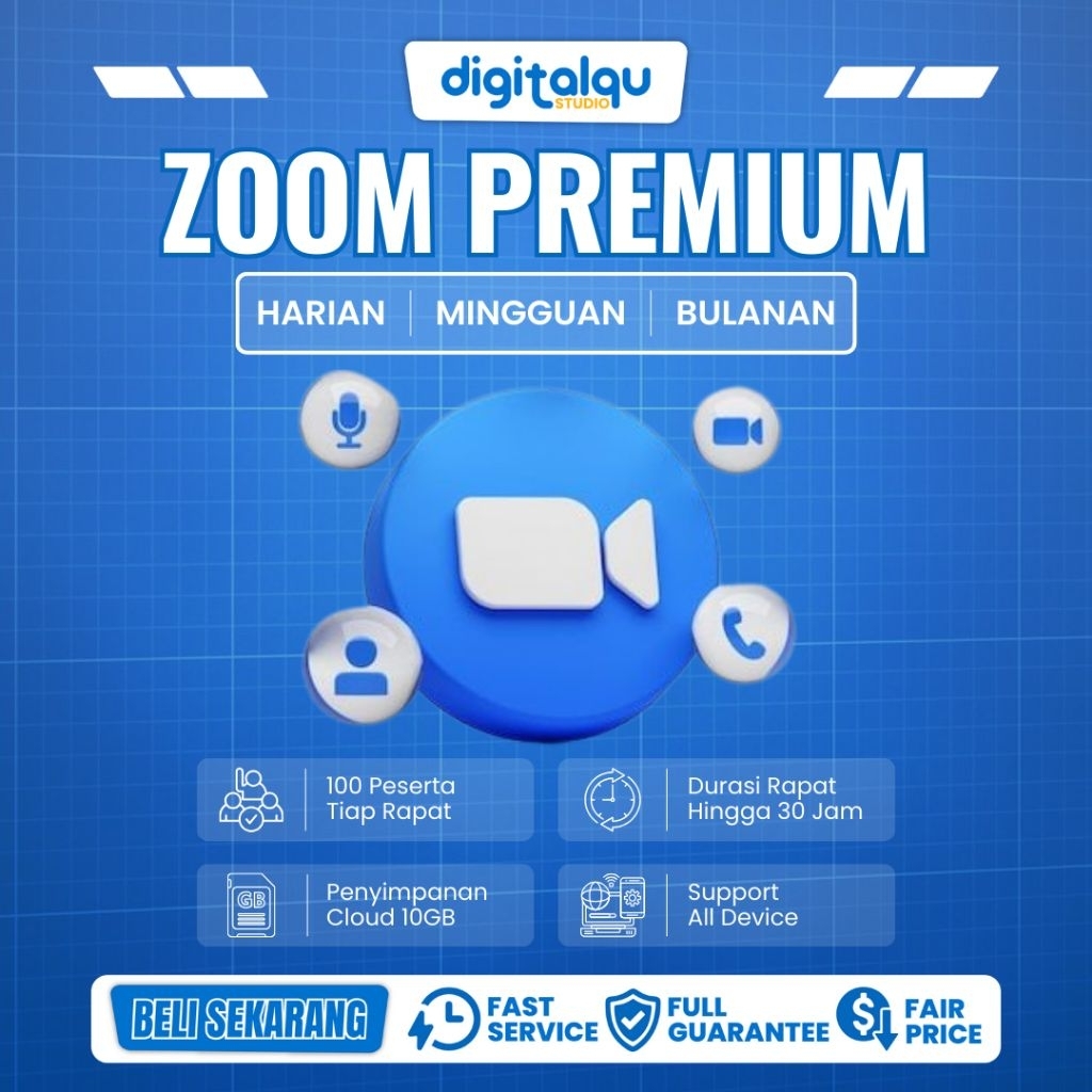 ZOOM MEETING PRO HARIAN, MINGGUAN, BULANAN TERMURAH