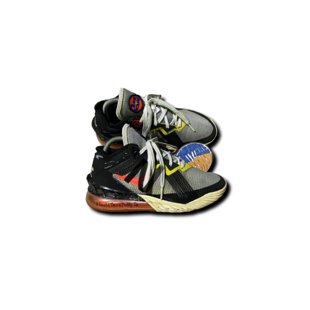 SEPATU Space Jam x Nike LeBron 18 Low 'Sylvester x Nike Tweety