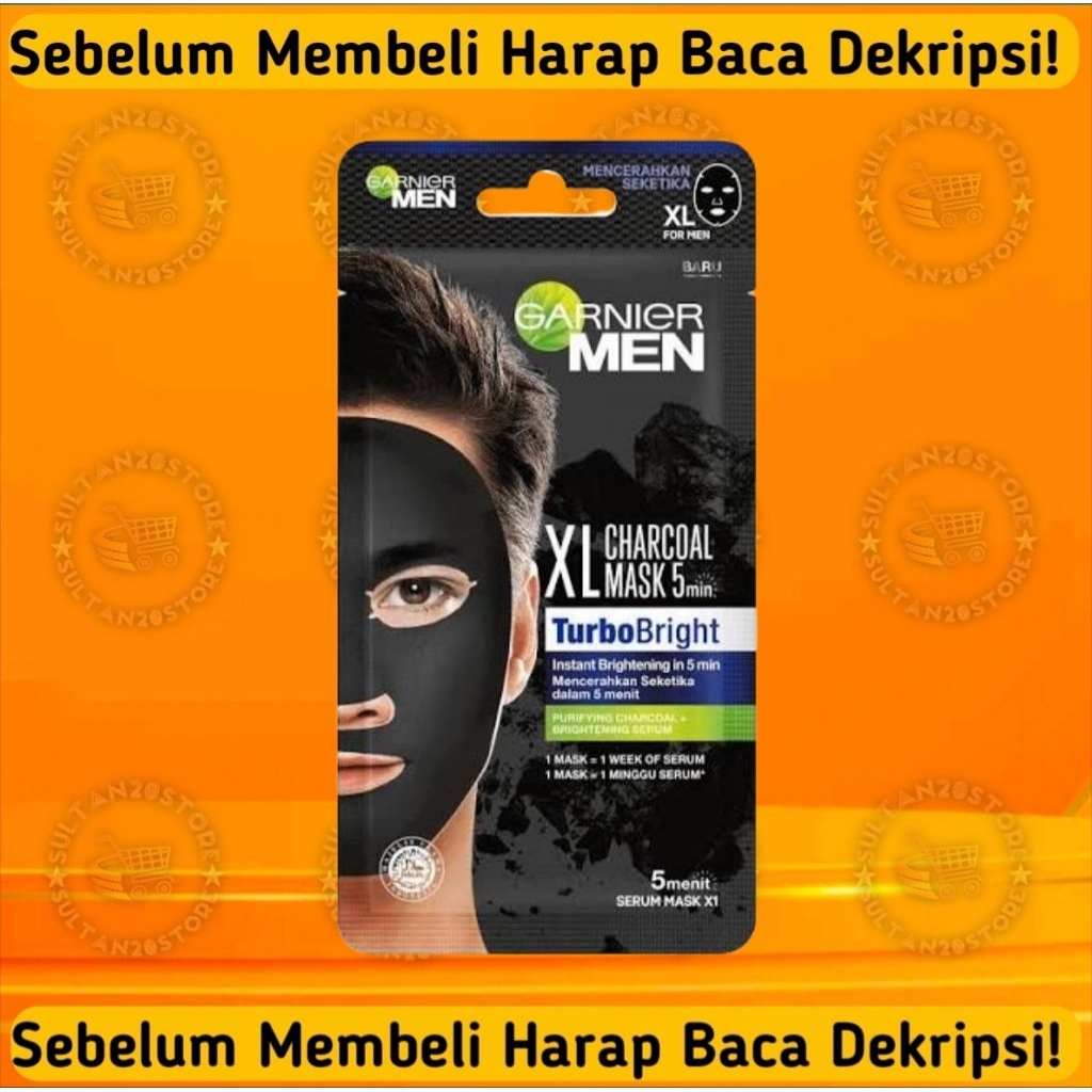 garnier men xl charcoal mask 1pcs
