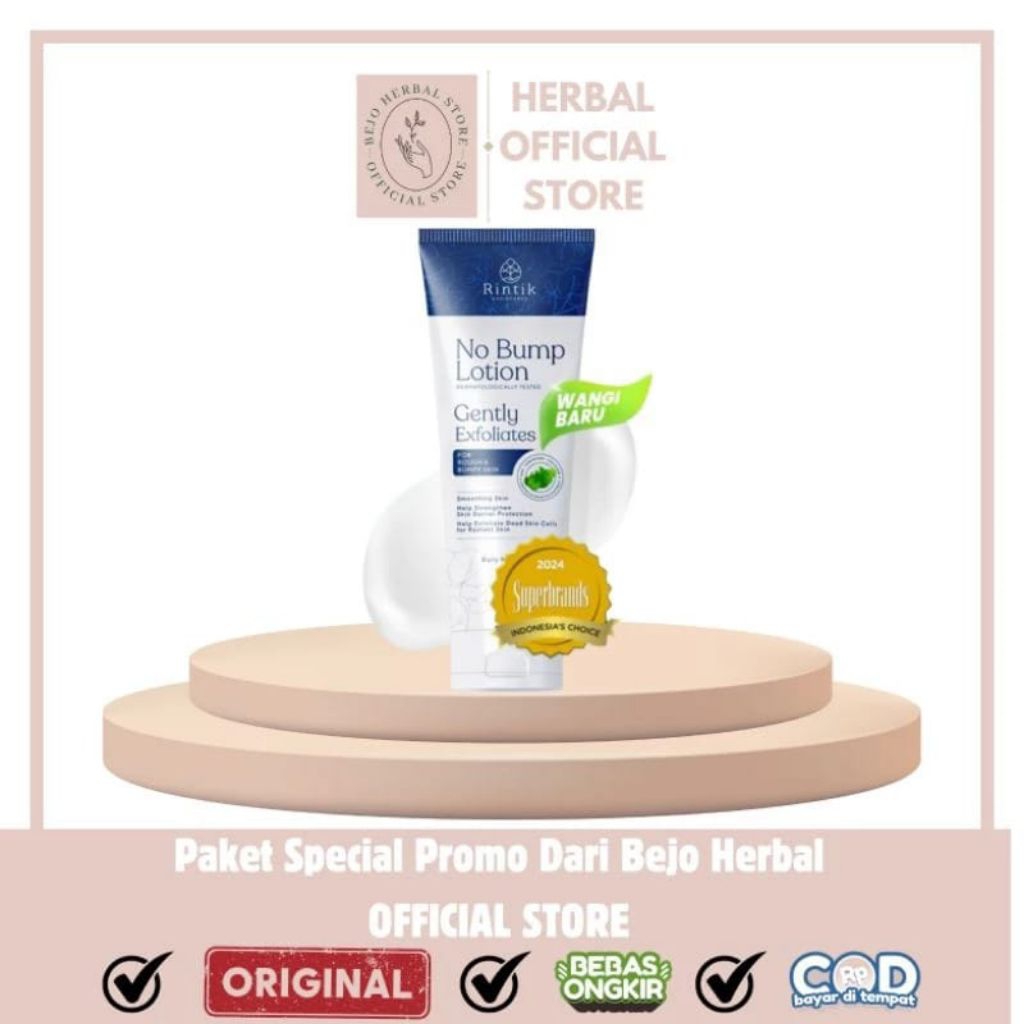 Rintik Skincare No Bump Lotion Atasi Jerawat Punggung Dan Chicken Skin
