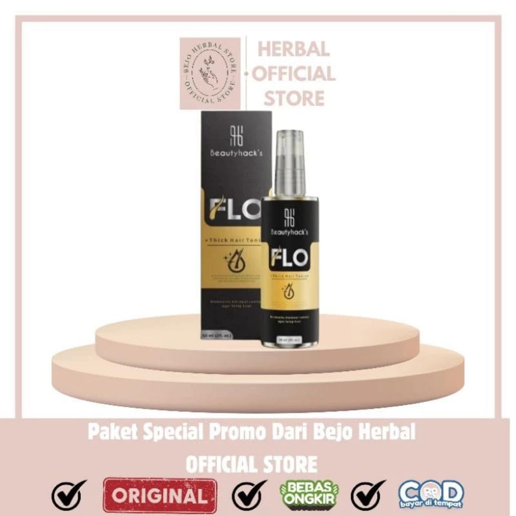 Flo Hair Tonic Nutrisi Penumbuh Rambut Anti Kebotakan Dini