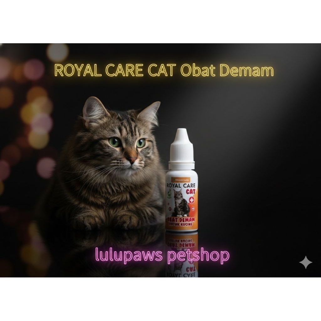 ROYAL CARE CAT 10 ML OBAT DEMAM KUCING PENURUN SUHU SAKIT PANAS RADANG NYERI