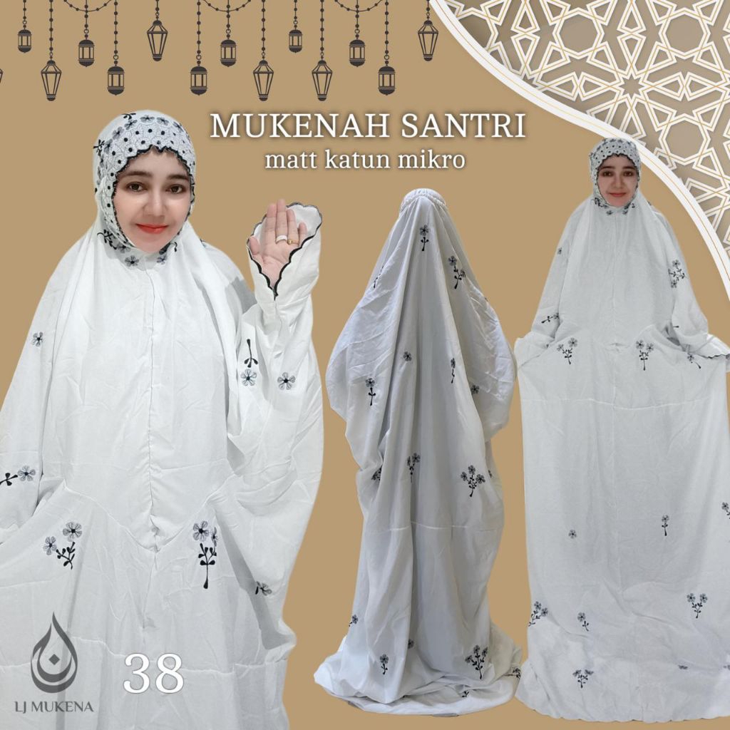 MUKENA SANTRI TERUSAN // MUKENA KATUN MIKRO TERUSAN // MUKEMA TERUSAN