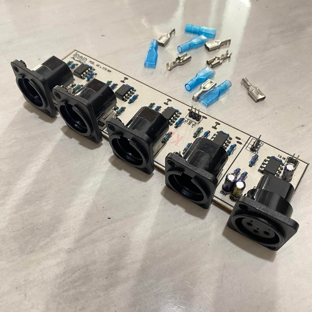 Kit Audio Distributor 1 Input 4 Output Balance MAM Audio IOB 12 Crossover