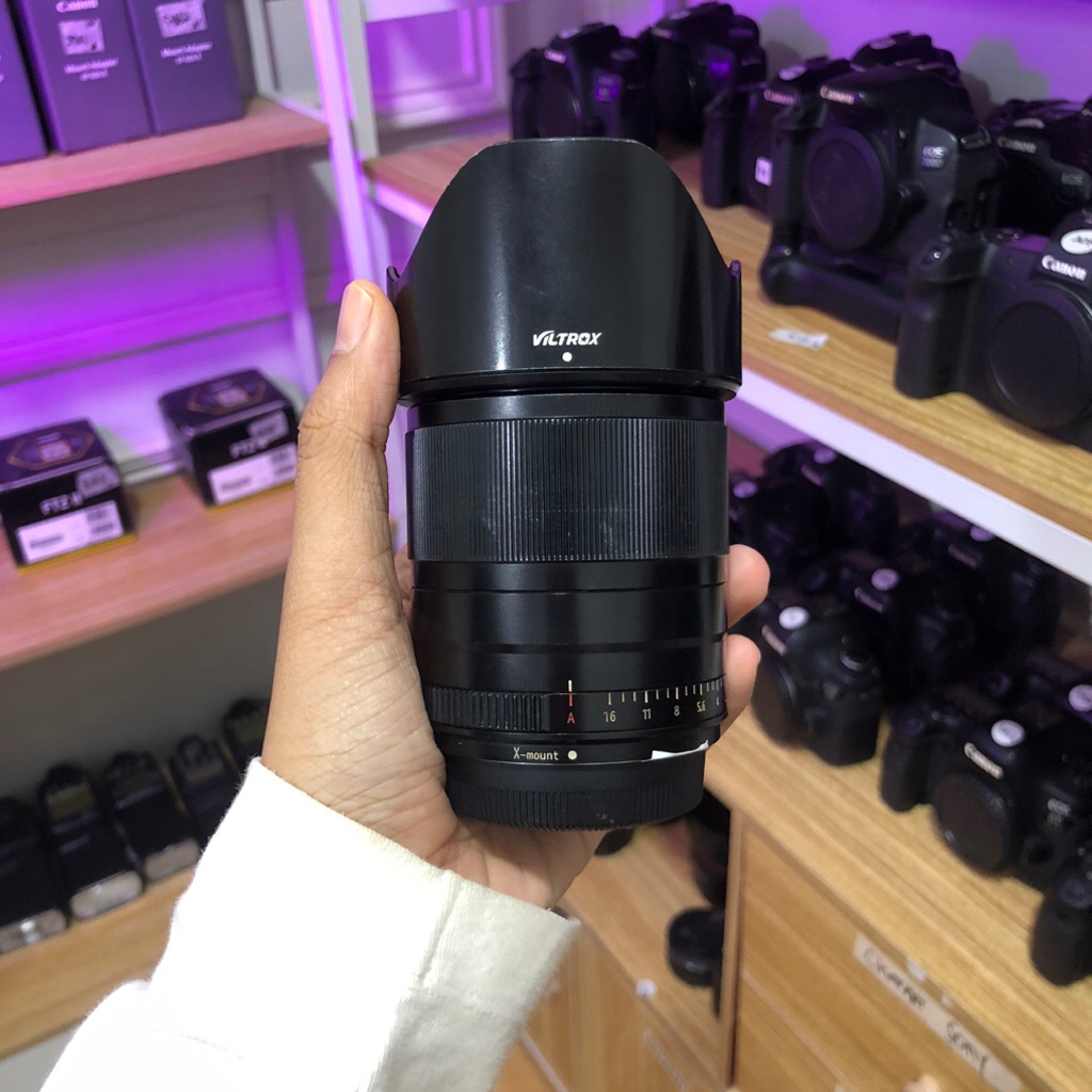 lensa 33mm f1.4 viltrox XF for fujifilm fullsetbox