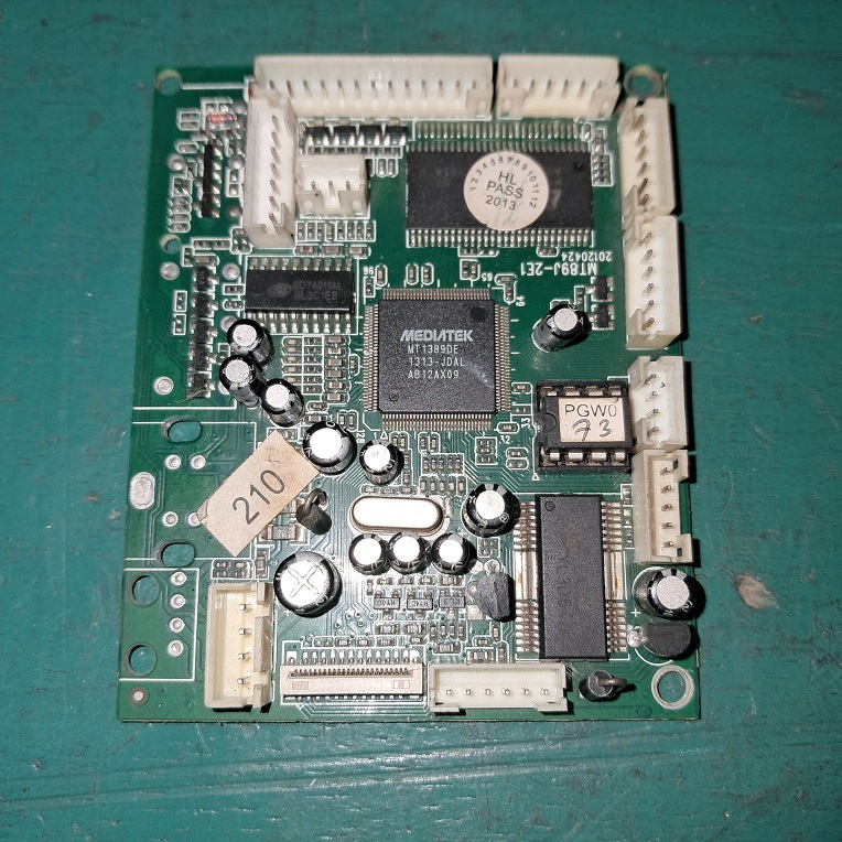 Mpeg DVD Polytrton BB3501 ic MT1389DE sond JRC4558