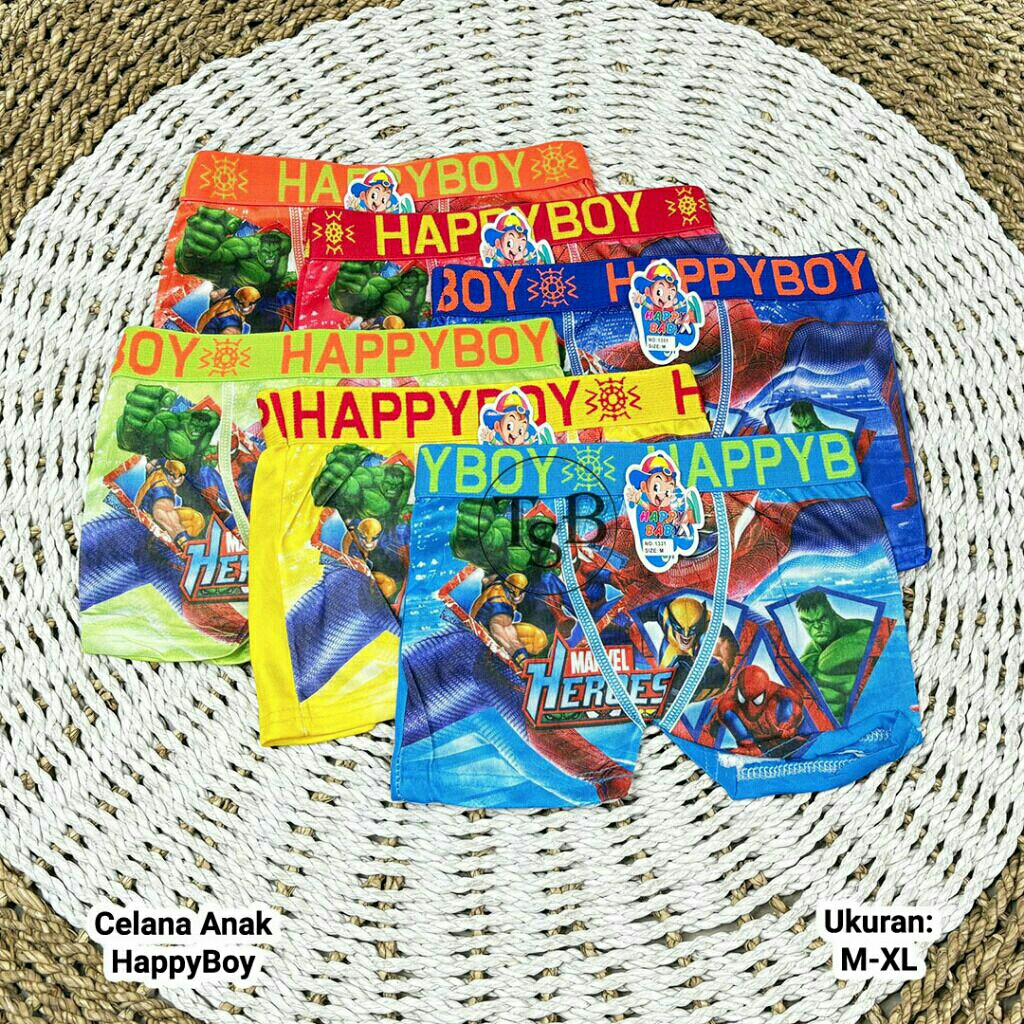 (3pcs) Celana dalam anak cuteyang CD anak perempuan laki laki boxer strit anak cewek