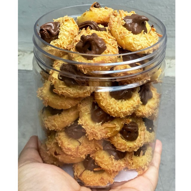 thumbprint nutella cookies (600ml)