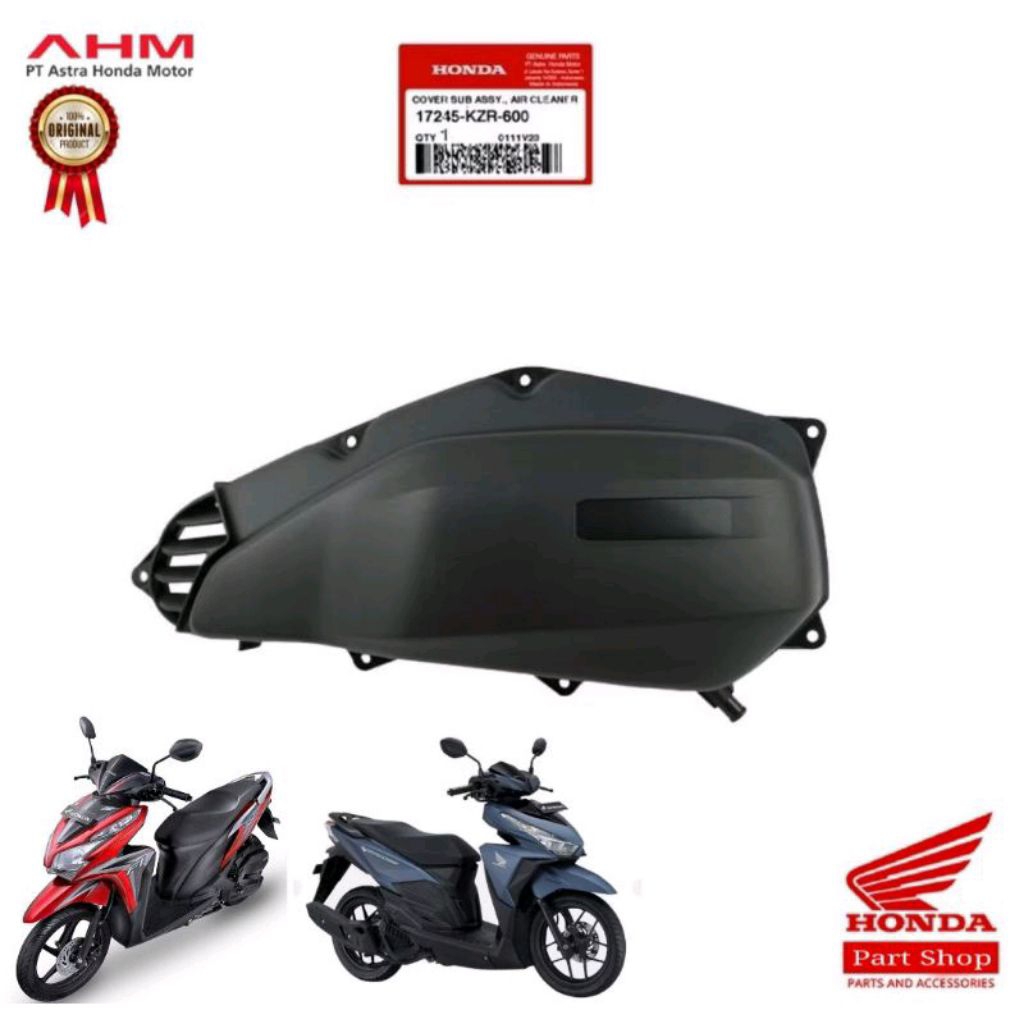 017245-KZR-600 Cover Tutup Filter Vario 125 Old Vario 125 150 LED 2015  2017 Original