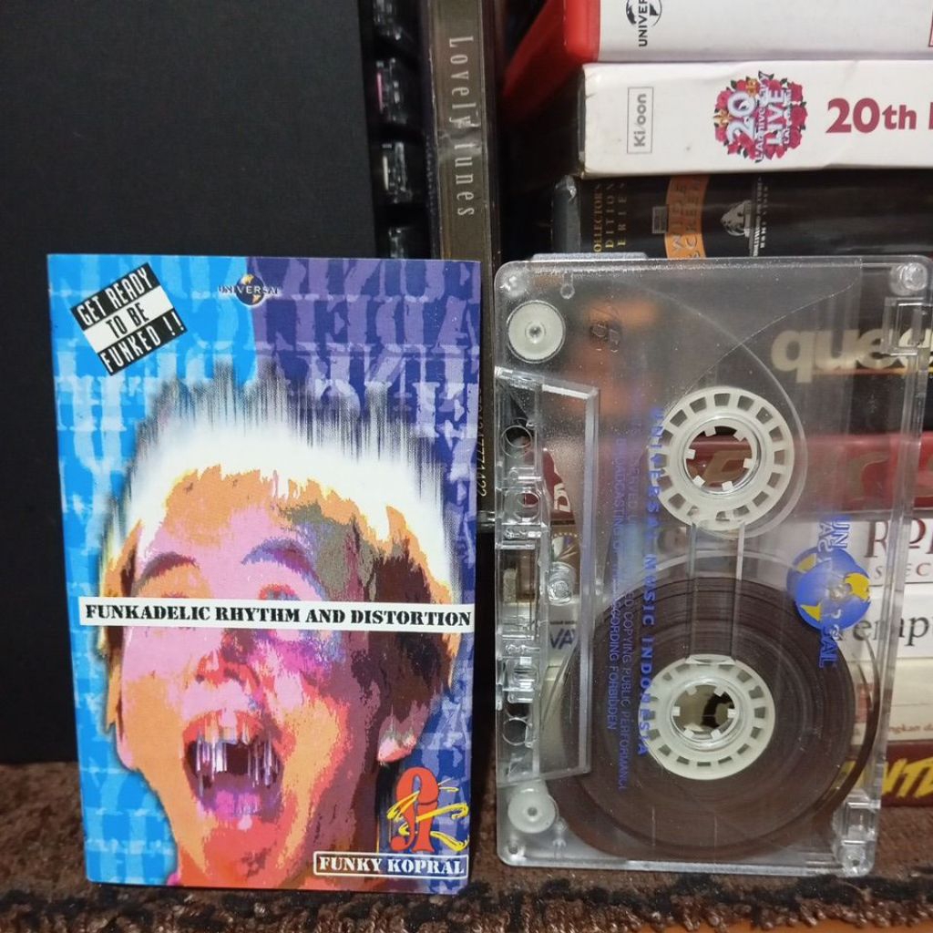 kaset pita funky kopral funkadelic rhythm and distortion
