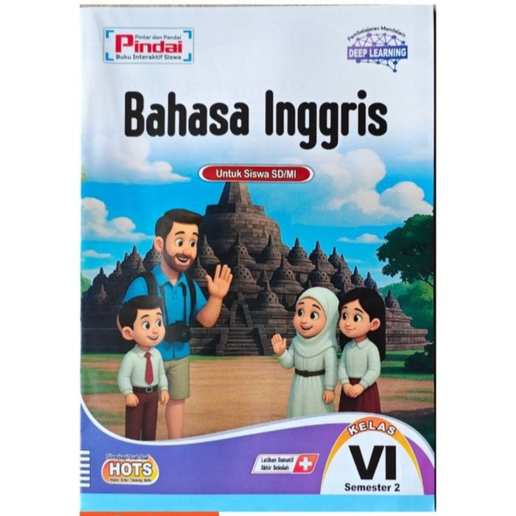 Lks Pindai Bahasa inggris Kelas 6 SD/MI Smt 2 Kurmer dilengkapi Soal HOTS 96 Hal