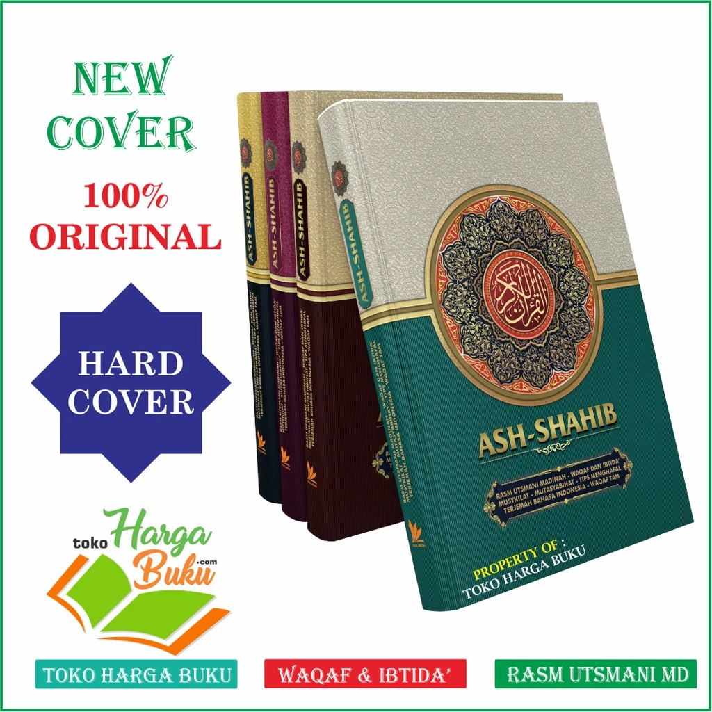 Foto Al-Quran Ash-Shahib A5 HC Terjemah CUSTOM NAMA Rasm Utsmani Waqaf Ibtida' ORIGINAL REQUEST NAMA untuk Seserahan Hadiah Kado Pernikahan - Hilal Media