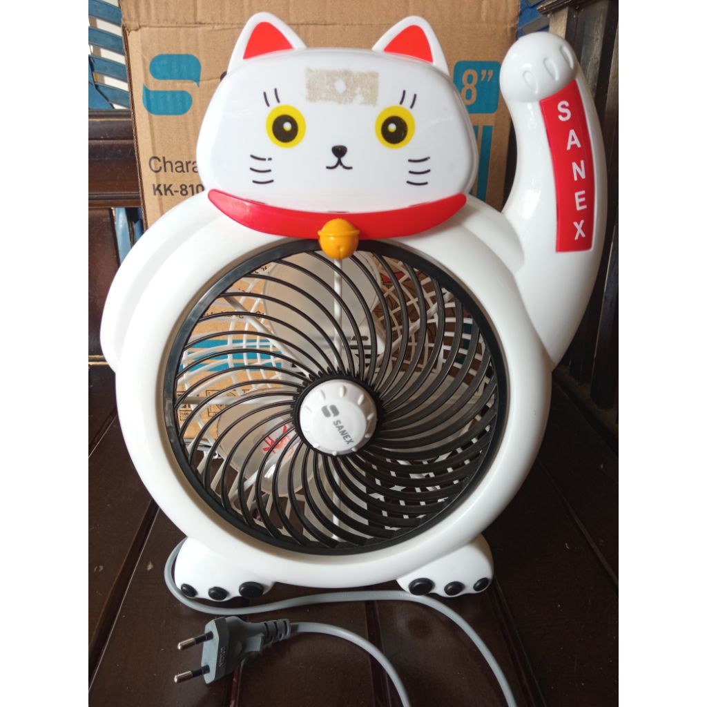 KIPAS ANGIN MEJA SANEX KARAKTER KUCING