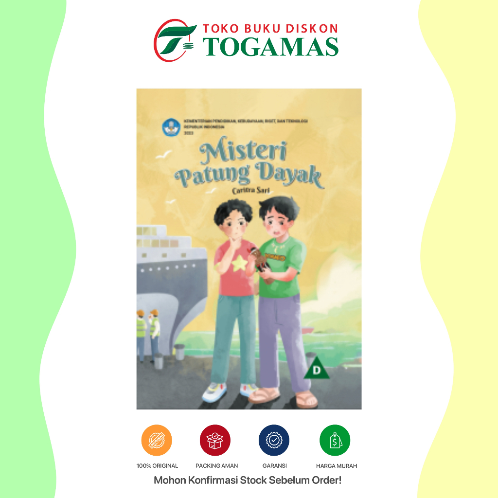 Buku Misteri Patung Dayak - CARITA SARI