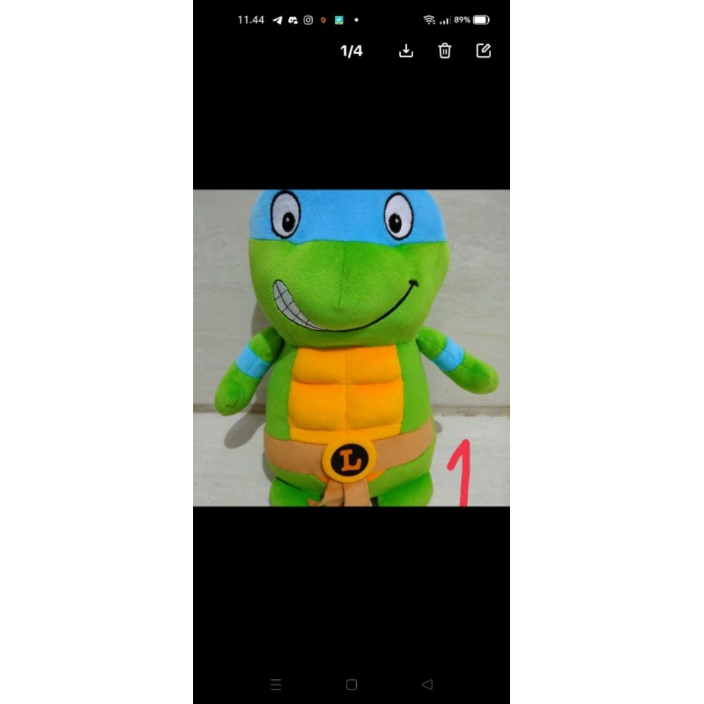 ORIGINAL boneka figur ninja turtle