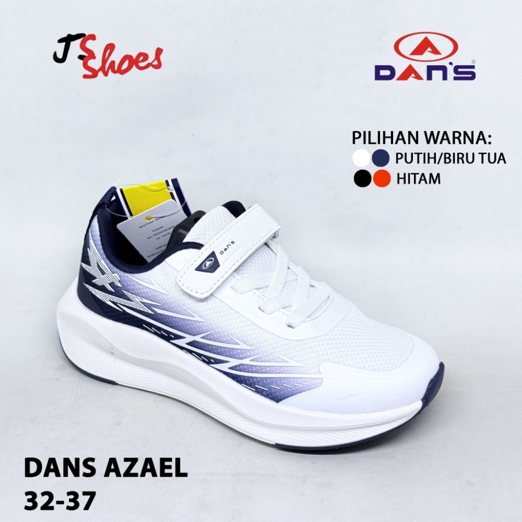 DANS AZAEL - SEPATU SNEAKERS ANAK COWOK MERK DANS ORIGINAL