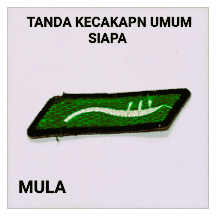 Atribut Pramuka TANDA KECAKAPAN UMUM SIAGA / Atribut Pramuka Siaga