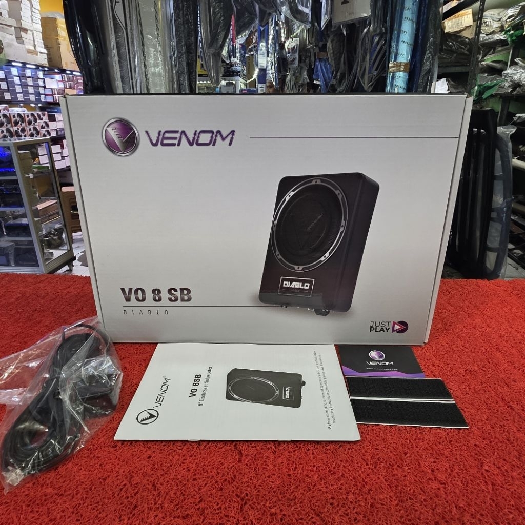 Subwoofer Kolong Aktif VENOM DIABLO VO 8 SB Subwoofer Aktif VENOM 8 in