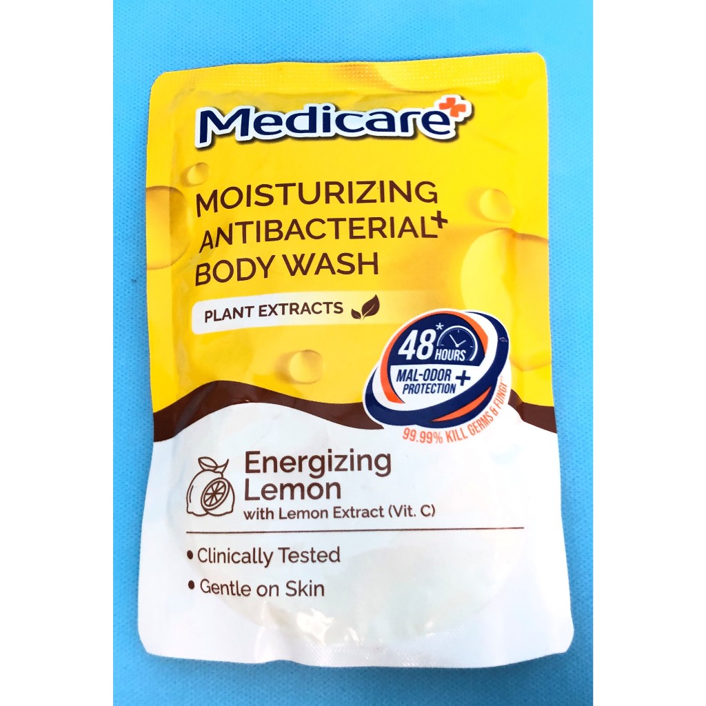 Medicare Sabun Mandi Cair Energizing Lemon 400 ml Antibacterial Body Wash Original