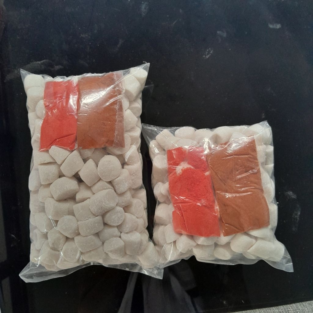 cimol  bawang 1kg dan  free bumbu balado dan cabe bubuk