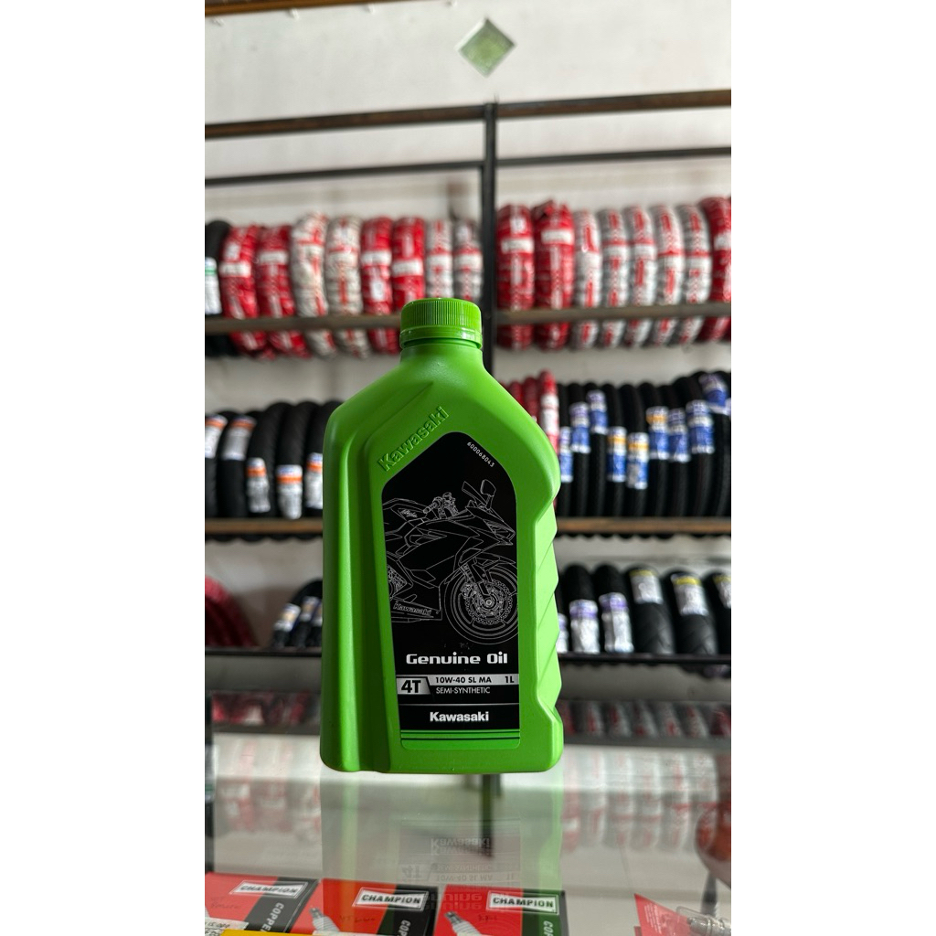 Oli Mesin Motor Kawasaki 1L Semi Synthetic 10W-40 SL MA Motor Sport