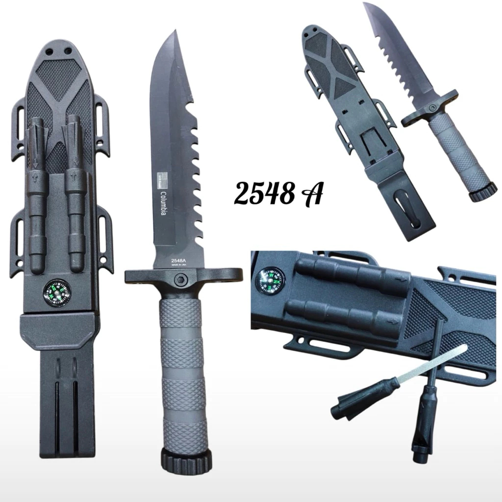 Pisau Survival Alam Liar Fitur Lengkap 2548A / Survival kit