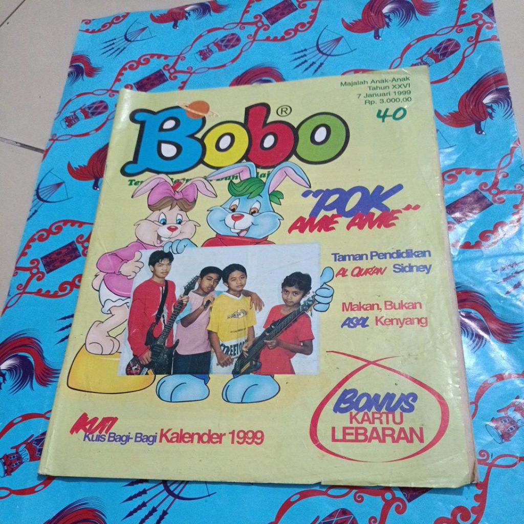 Majalah Bobo No 40 Tahun 1998