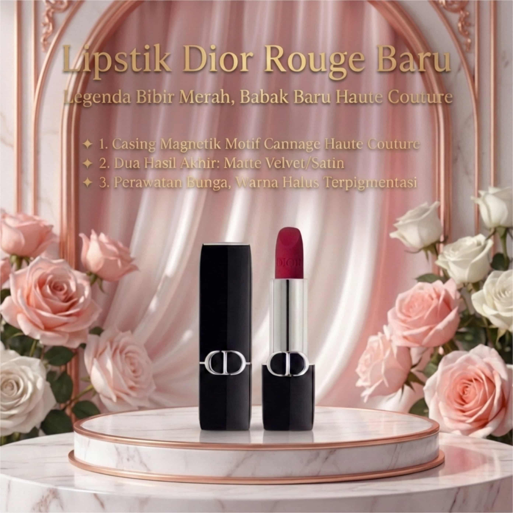 Dior Matte Lipstick Rouge Forever Transferproof | Rouge Dior Velvet | New Look Limited Edition Hound