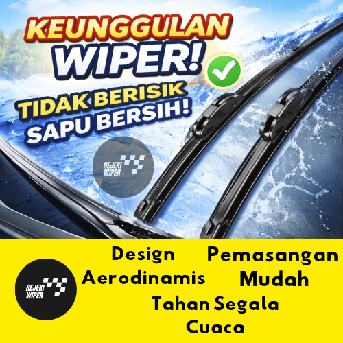 HOT PRODUCT WIPER ESPASS FRAMELESS WIPER ESPASS 1 SET SEPASANG AKSESORIS MOBIL
