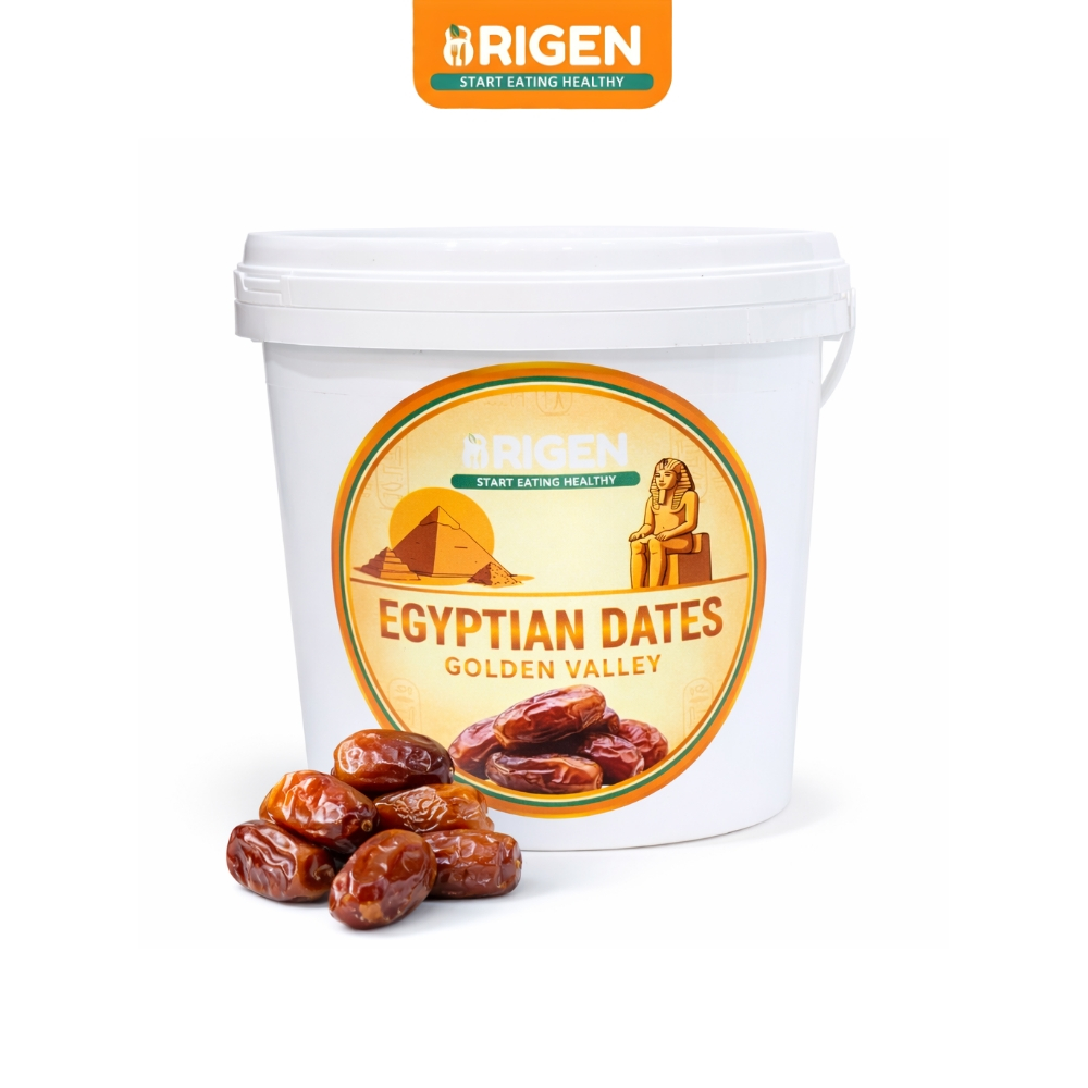 Kurma Sukari Egypt Golden Valley 850 g kemasan ember - Egyptian Dates / Kurma Mesir