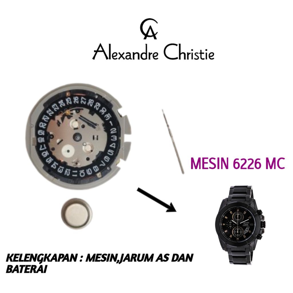 Mesin Alexandre Christie original 6226 MC