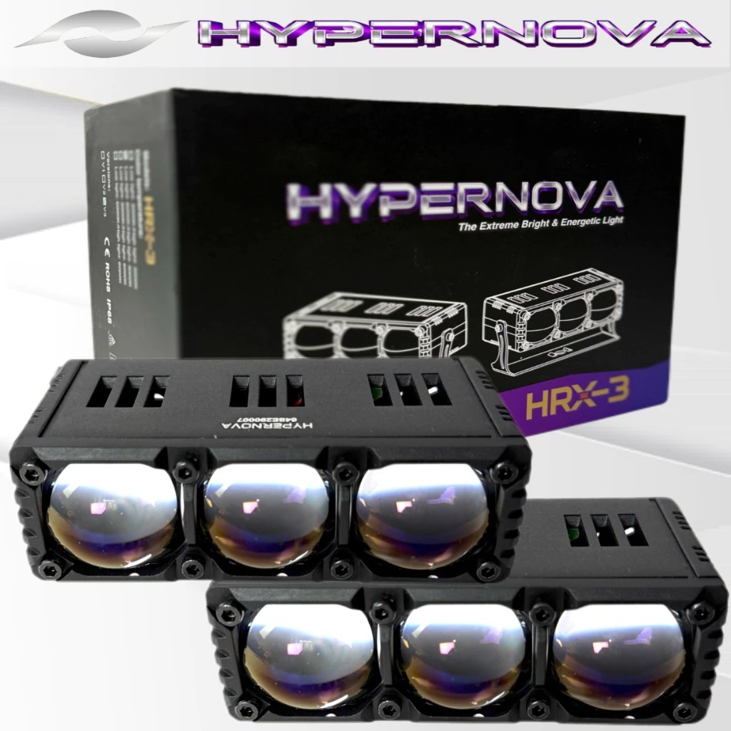 HYPERNOVA - ORIGINAL HRX3 V3 MINI LASER TRIPLE LENS HRX3 150 WATT