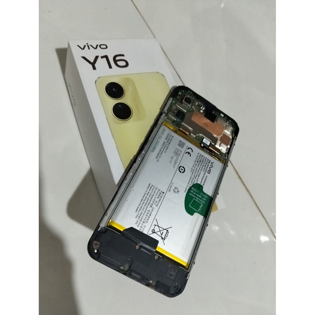 hp Vivo y16 minus mati lcd ore cek keterangan dulu sebelum co