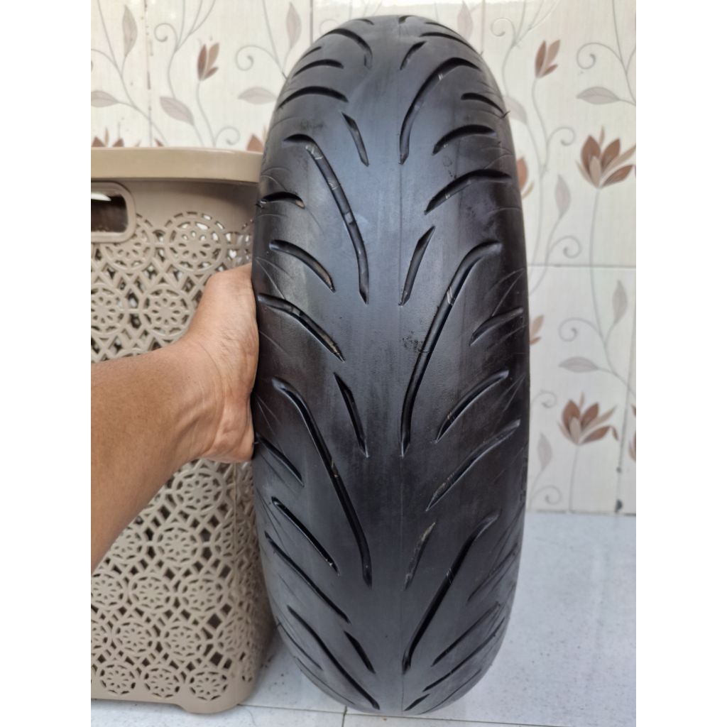 Battlax uk 160/60 ring 17 t31 sport touring . ban tubles ninja 250 r25 zx25 tapak lebar