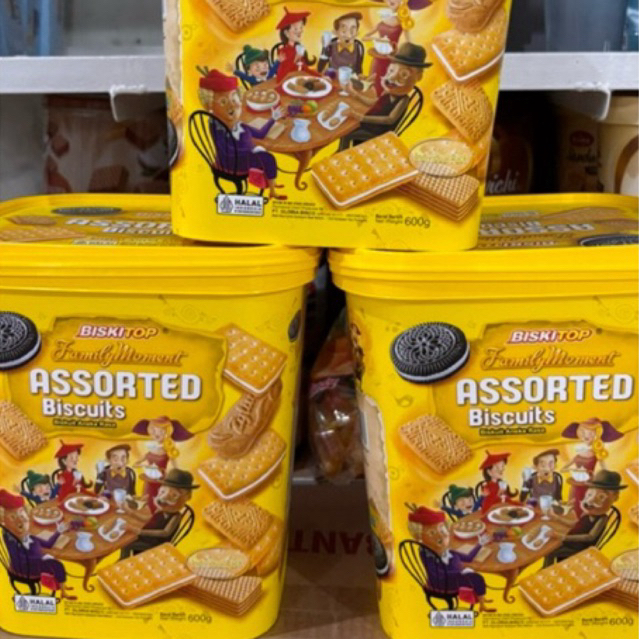 BISKITOP ASSORTED FAMILY MOMENT BISKUIT 600gr