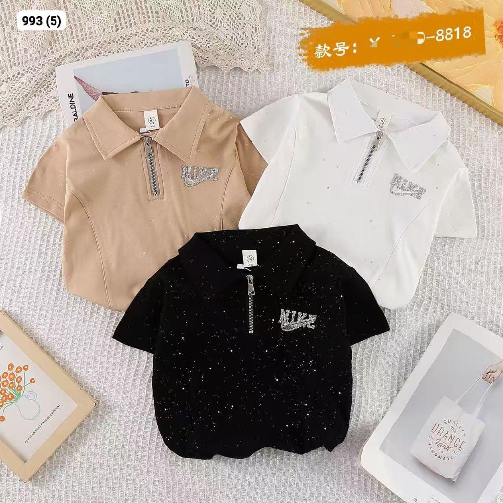 Atasan Crop Anak Perempuan | 1 - 5 Tahun