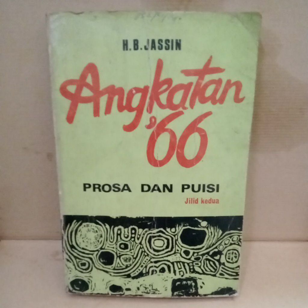 Buku Original ANGKATAN 66 PROSA DAN PUISI - H.B. JASSIN