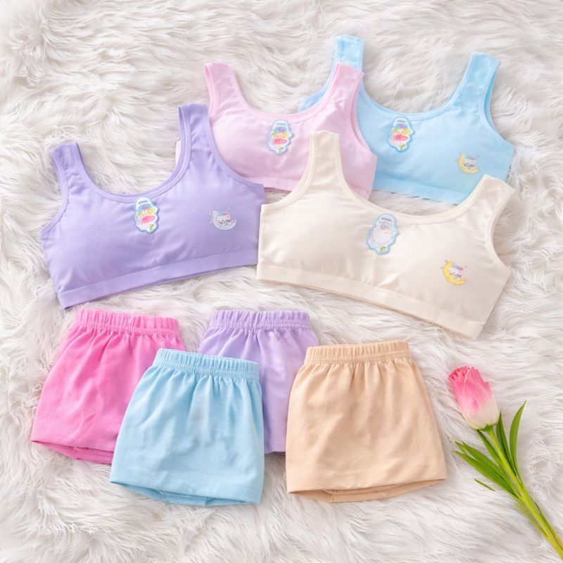 BH bra miniset dan Celana Dalam Wanita Remaja | CD ANAK ABG | CD ANAK USIA 8 TAHUN - 13 TAHUN | Sete